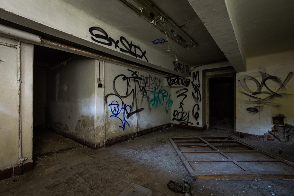 Léčebna dlouhodobě nemocných - technická část - urbex