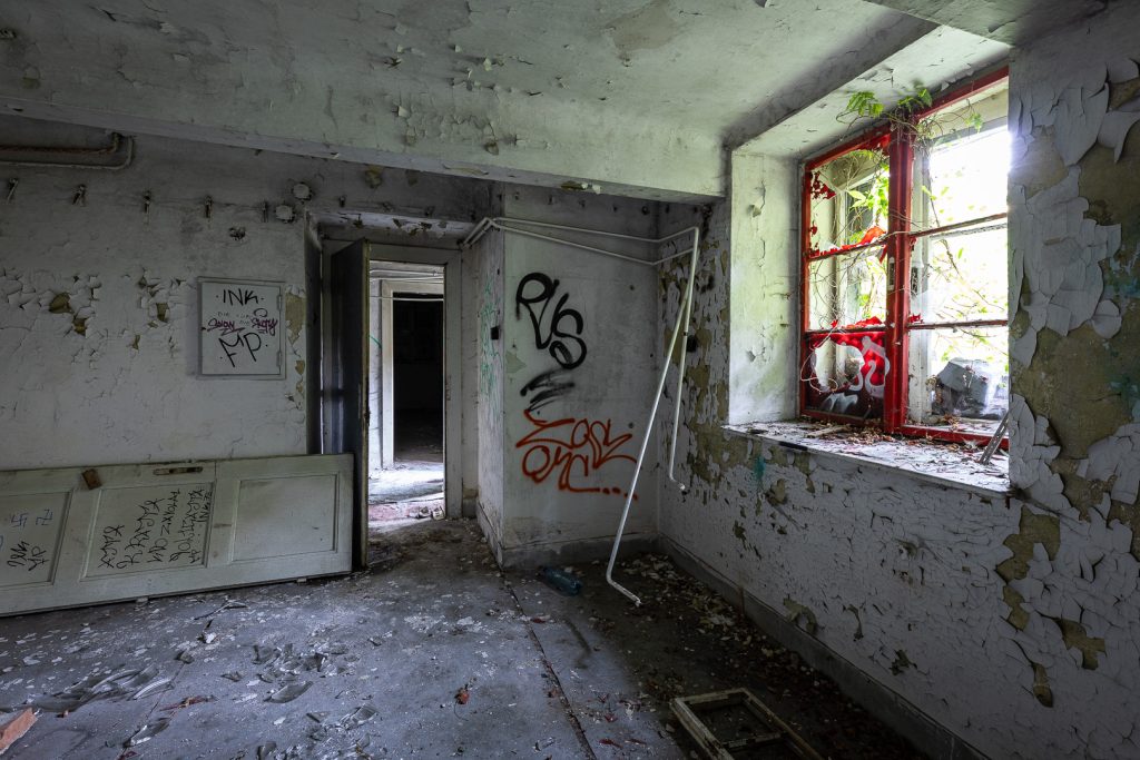 Léčebna dlouhodobě nemocných - technická část - urbex