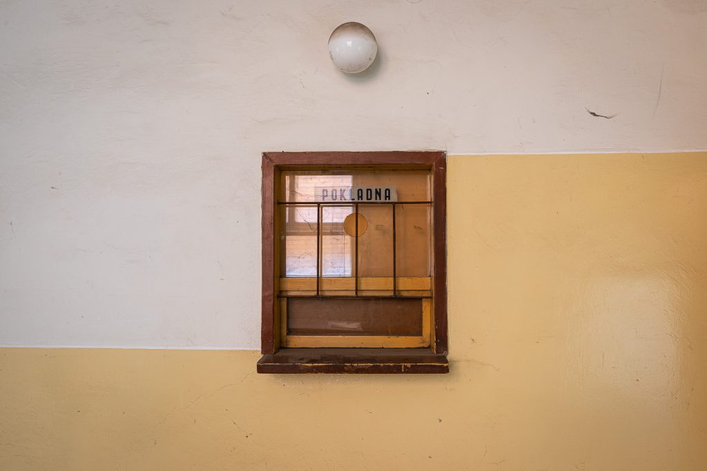 Bývalá tepelná elektrárna - pokladna - urbex