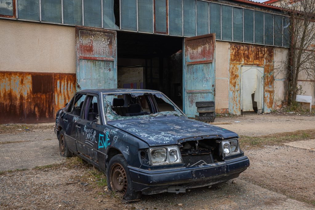 Keramické závody - nový firemní vůz - urbex