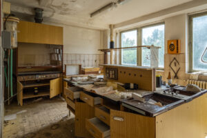 Opuštěná teplárna v Čechách, laboratoř, urbex